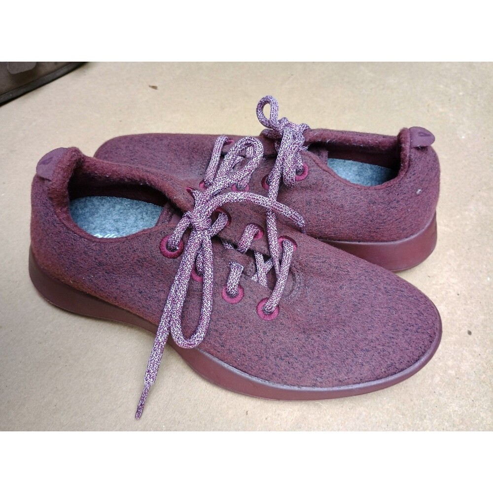 Allbirds Maroon Wool Runners Sneakers Shoes WR | Women’s Sz 8